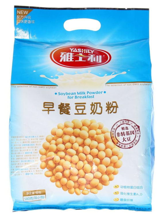 雅士利早餐豆奶粉580g/袋(18小包)