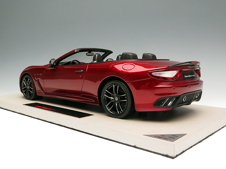 bbr 1:18 玛莎拉蒂 gt 敞篷 金属红 收藏树脂汽车模型 新品促销
